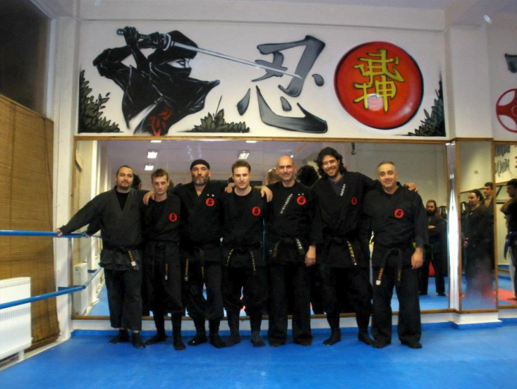 Instructors of Bujinkan Dojo Thessaloniki
